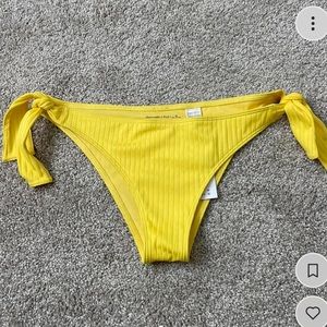 Yellow bikini bottom